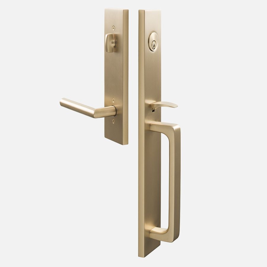 Lausanne Entrance Handleset with Otto Lever - Satin Brass added by Spoak Member
