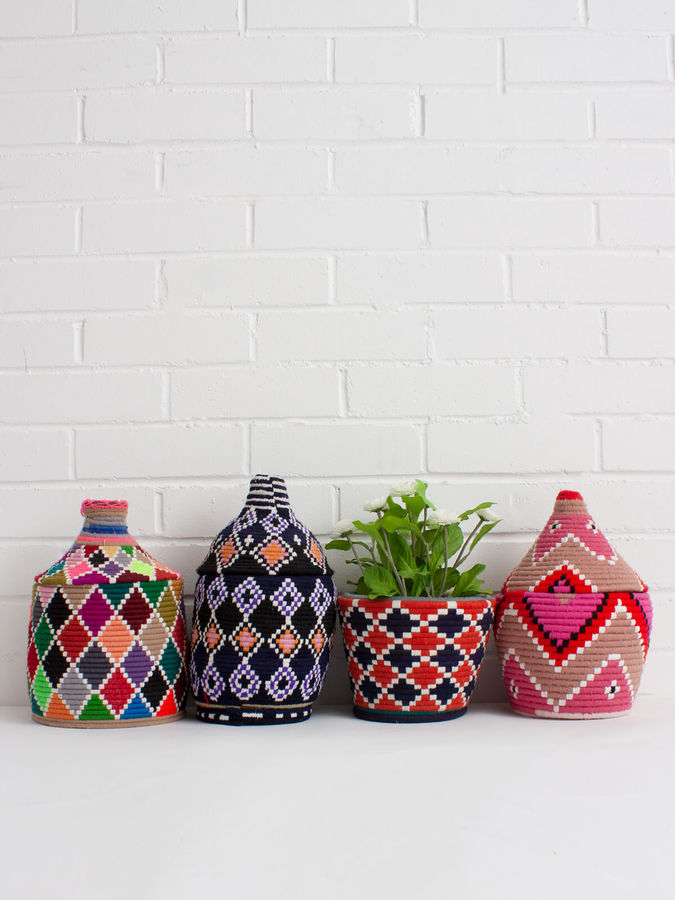 Moroccan Vintage Wool Pots, Small added by Spoak Member