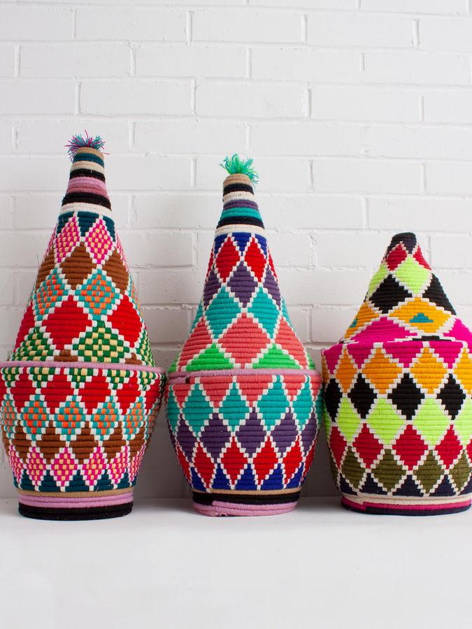 Moroccan Vintage Wool Pots, X-Large added by Spoak Member