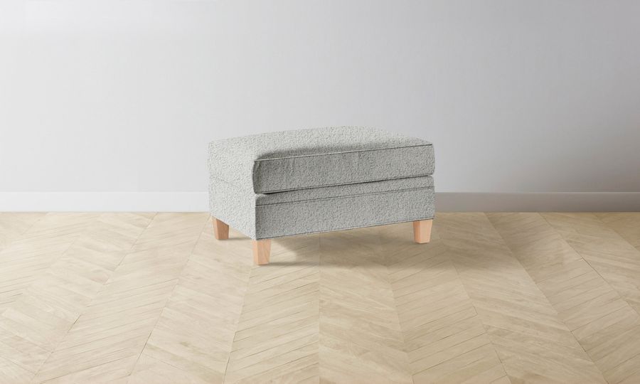 The Carmine Ottoman - Woolen Bouclé Cliff added by Spoak Member