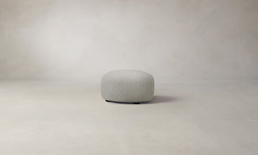 The Chelsea Ottoman - Woolen Bouclé Cliff added by Spoak Member