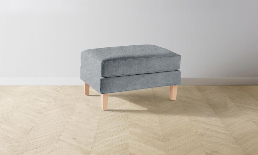 The Crosby Ottoman - Performance Mélange Weave Aegean added by Spoak Member