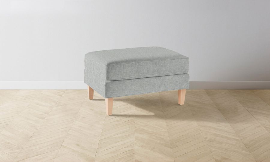 The Crosby Ottoman - Performance Woven Chenille Rain added by Spoak Member