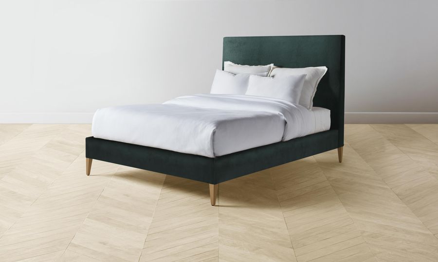 The Essex Bed - Performance Velvet Emerald added by Spoak Member