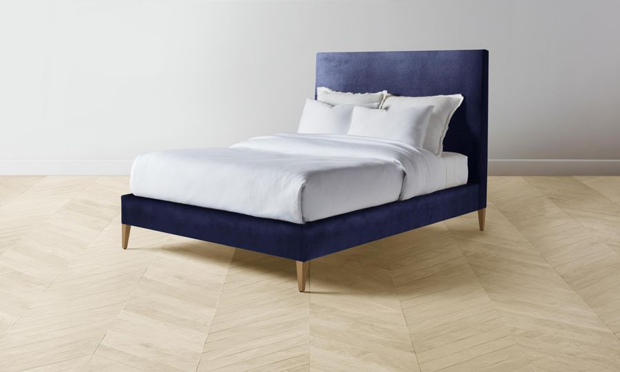 The Essex Bed - Performance Velvet Midnight added by Spoak Member