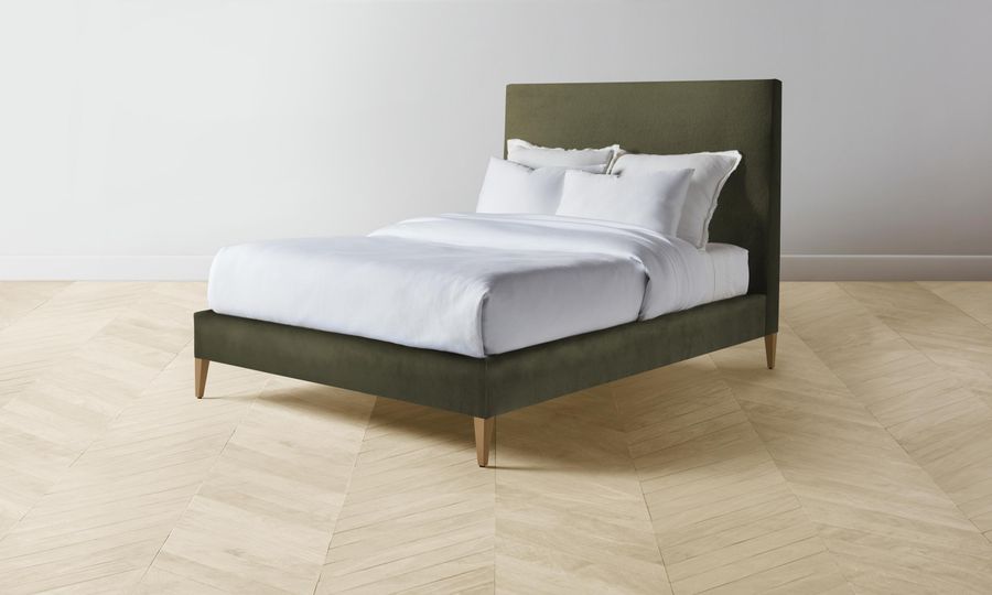 The Essex Bed - Performance Velvet Olive added by Spoak Member