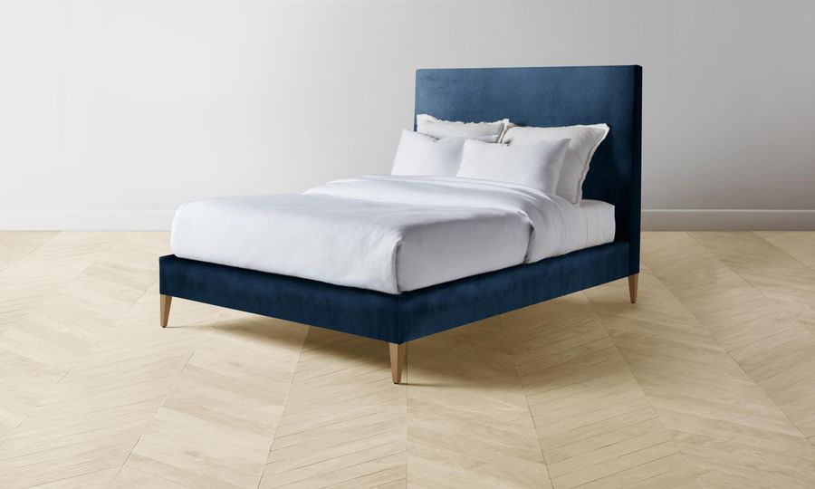 The Essex Bed - Performance Velvet Sapphire added by Spoak Member