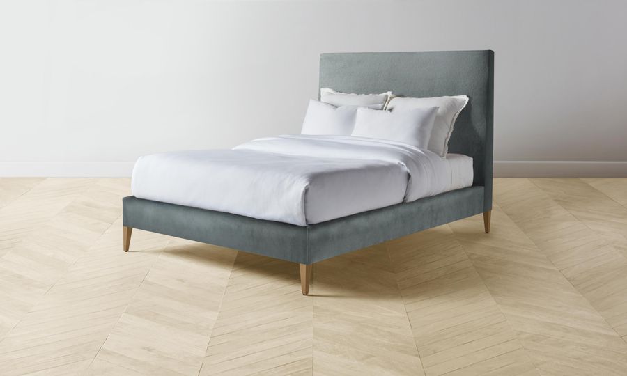The Essex Bed - Performance Velvet Seafoam added by Spoak Member