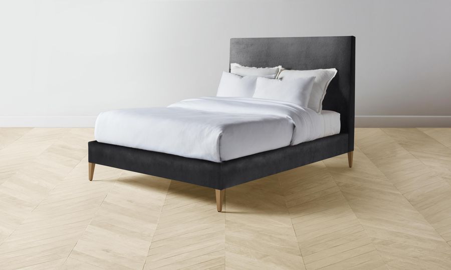 The Essex Bed - Performance Velvet Slate added by Spoak Member
