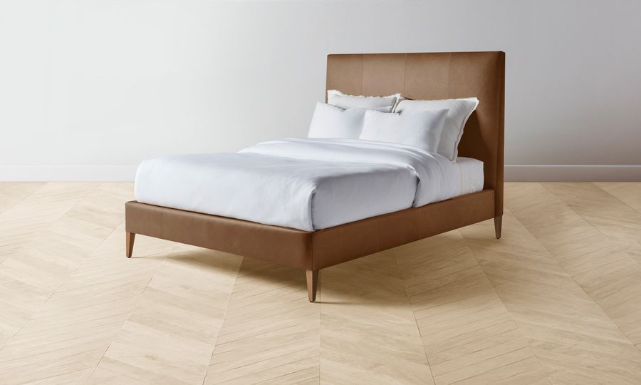 The Essex Bed - Tuscan Leather Cognac added by Spoak Member