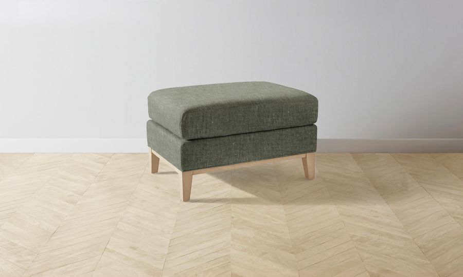 The Ludlow Ottoman - Heritage Belgian Linen Thyme added by Spoak Member