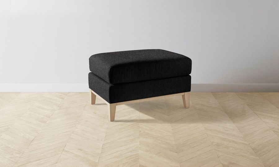 The Ludlow Ottoman - Italian Brushed Wool Pepper added by Spoak Member