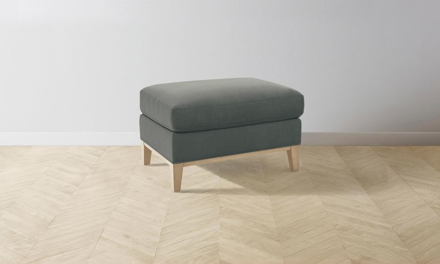 The Ludlow Ottoman - Mohair Fog added by Spoak Member