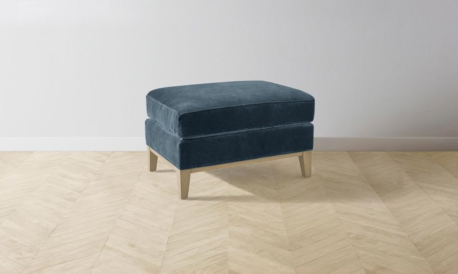 The Ludlow Ottoman - Performance Velvet Lagoon added by Spoak Member