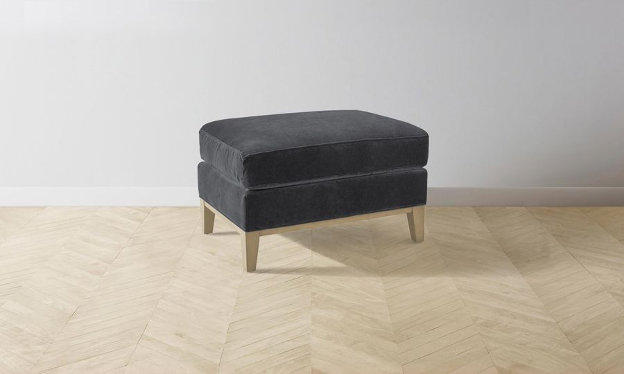 The Ludlow Ottoman - Performance Velvet Slate added by Spoak Member