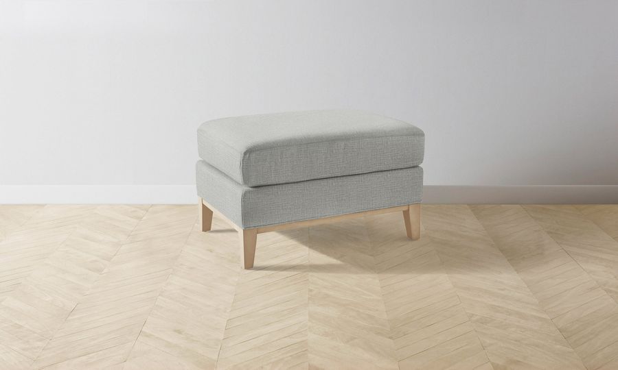 The Ludlow Ottoman - Performance Woven Chenille Rain added by Spoak Member
