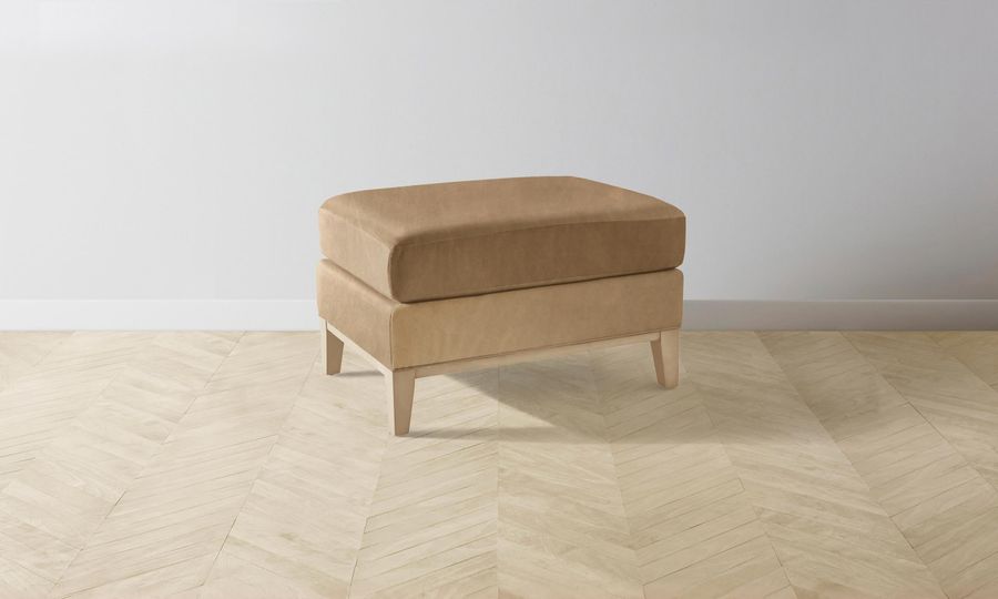 The Ludlow Ottoman - Tuscan Leather Camel added by Spoak Member