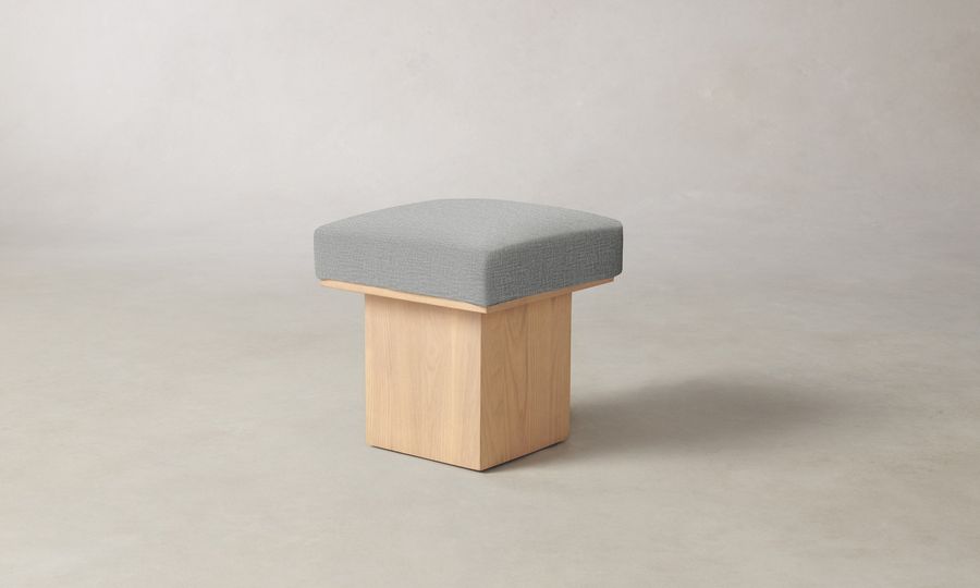 The Mulberry Ottoman - Performance Woven Chenille Rain added by Spoak Member