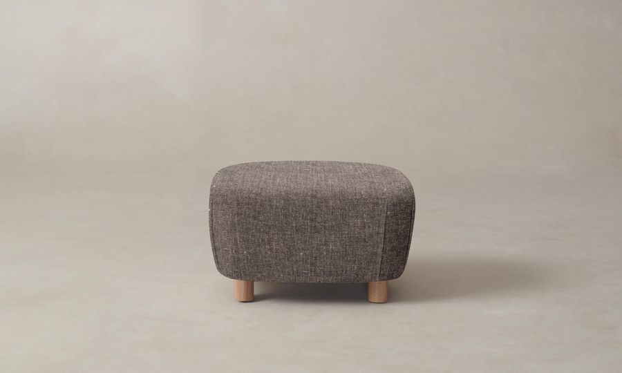 The Perry Ottoman - Heritage Belgian Linen Carob added by Spoak Member