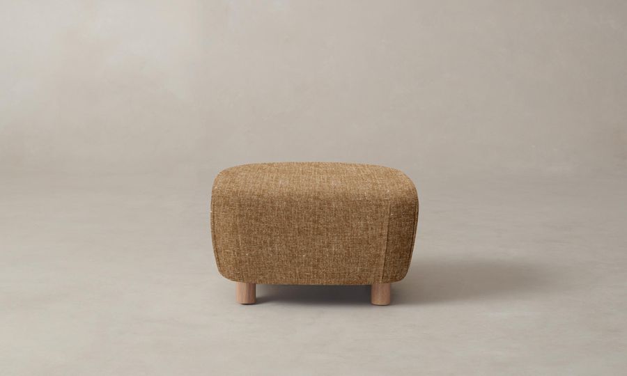 The Perry Ottoman - Heritage Belgian Linen Chai added by Spoak Member