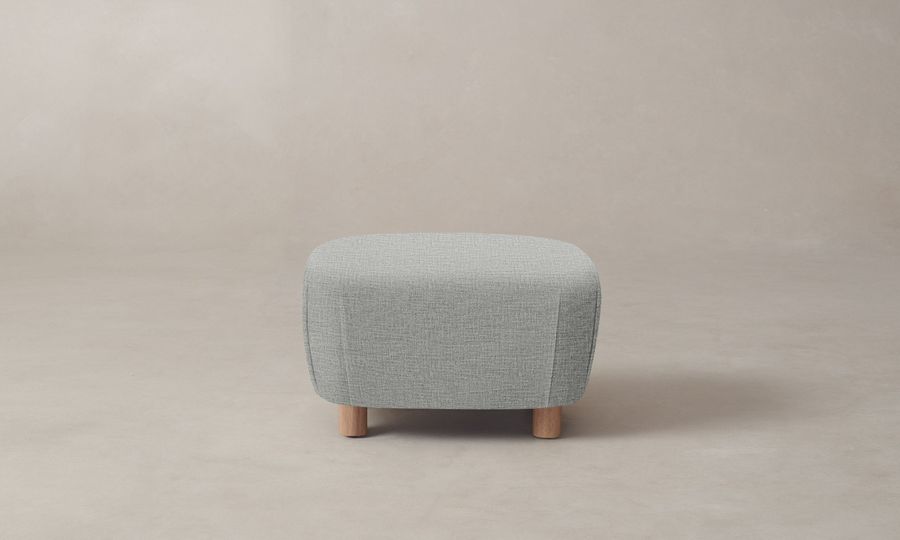 The Perry Ottoman - Performance Woven Chenille Rain added by Spoak Member