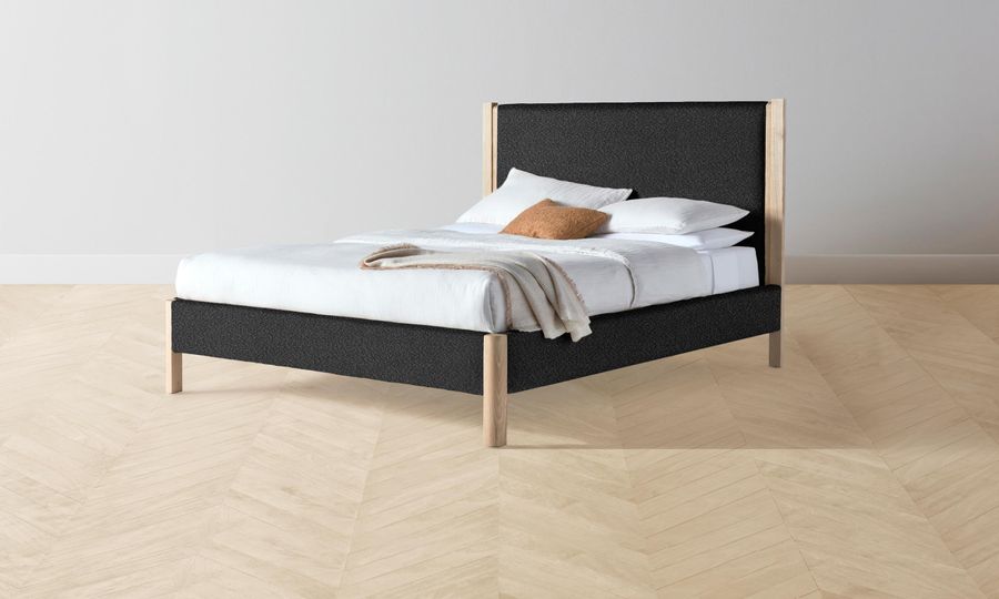 The Thompson Bed - Italian Bouclé Storm added by Spoak Member