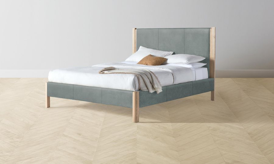 The Thompson Bed - Nubuck Leather Tide added by Spoak Member