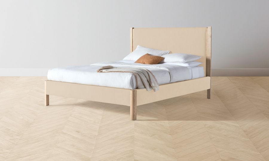 The Thompson Bed - Performance Velvet Butter added by Spoak Member