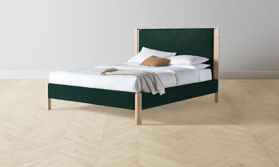 The Thompson Bed - Performance Velvet Emerald added by Spoak Member