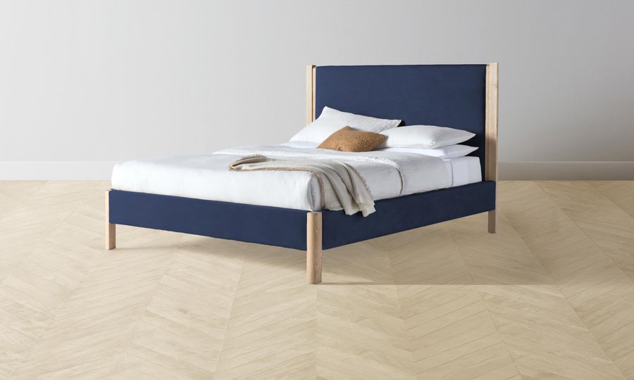 The Thompson Bed - Performance Velvet Midnight added by Spoak Member