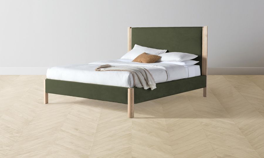 The Thompson Bed - Performance Velvet Olive added by Spoak Member