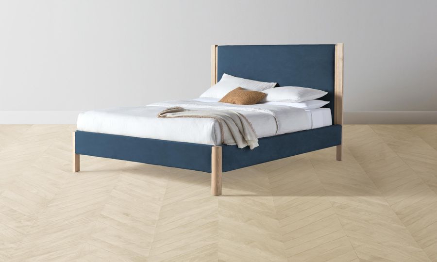 The Thompson Bed - Performance Velvet Sapphire added by Spoak Member