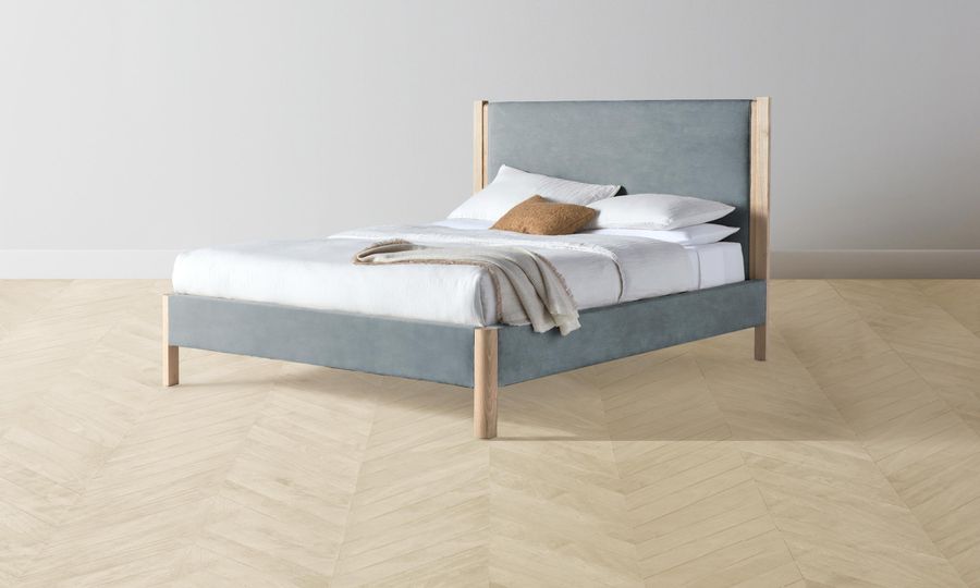 The Thompson Bed - Performance Velvet Seafoam added by Spoak Member