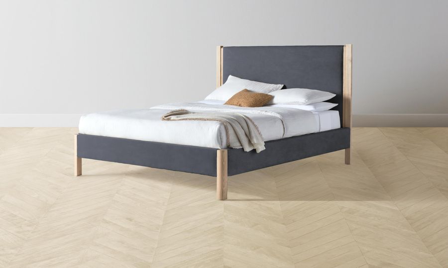 The Thompson Bed - Performance Velvet Slate added by Spoak Member