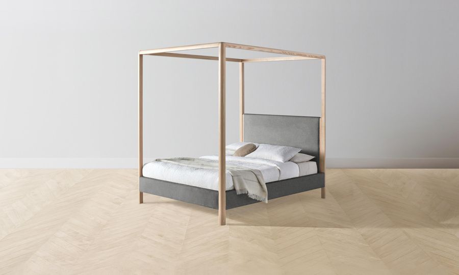 The Thompson Canopy Bed - Merino Granite added by Spoak Member