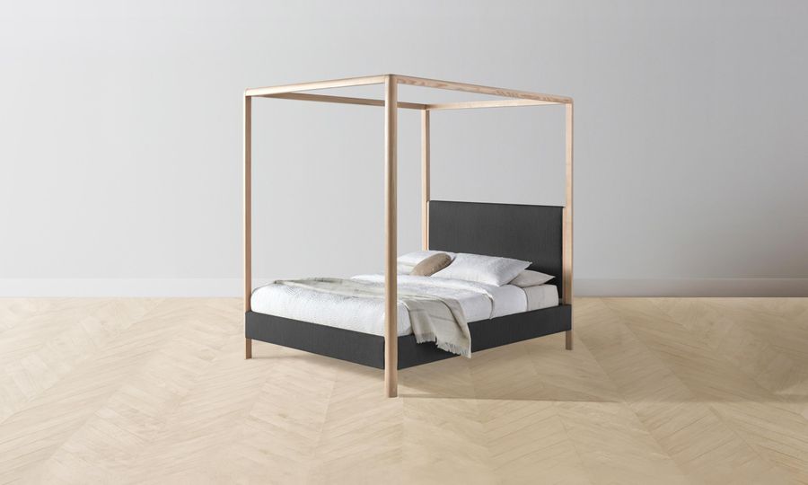The Thompson Canopy Bed - Performance Tweed Char added by Spoak Member
