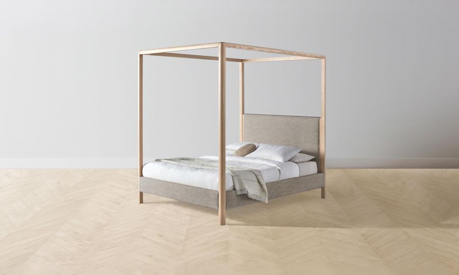 The Thompson Canopy Bed - Performance Tweed Oatmeal added by Spoak Member