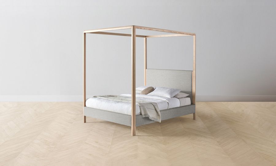 The Thompson Canopy Bed - Performance Woven Chenille Rain added by Spoak Member