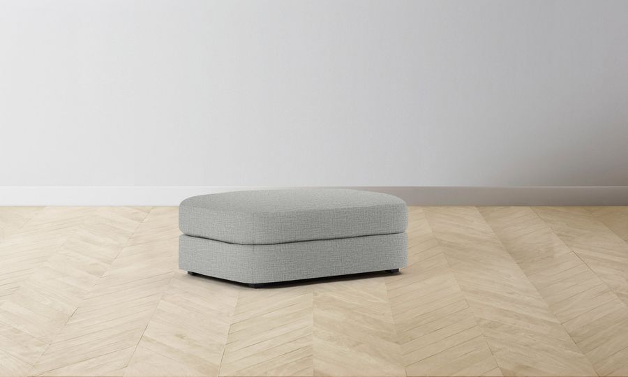 The Varick Ottoman - Performance Woven Chenille Rain added by Spoak Member
