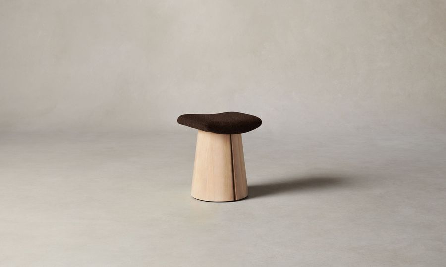 The Weston Stool - Italian Brushed Wool Cocoa added by Spoak Member