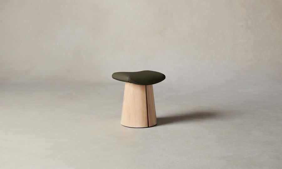The Weston Stool - Pebbled Leather Truffle added by Spoak Member