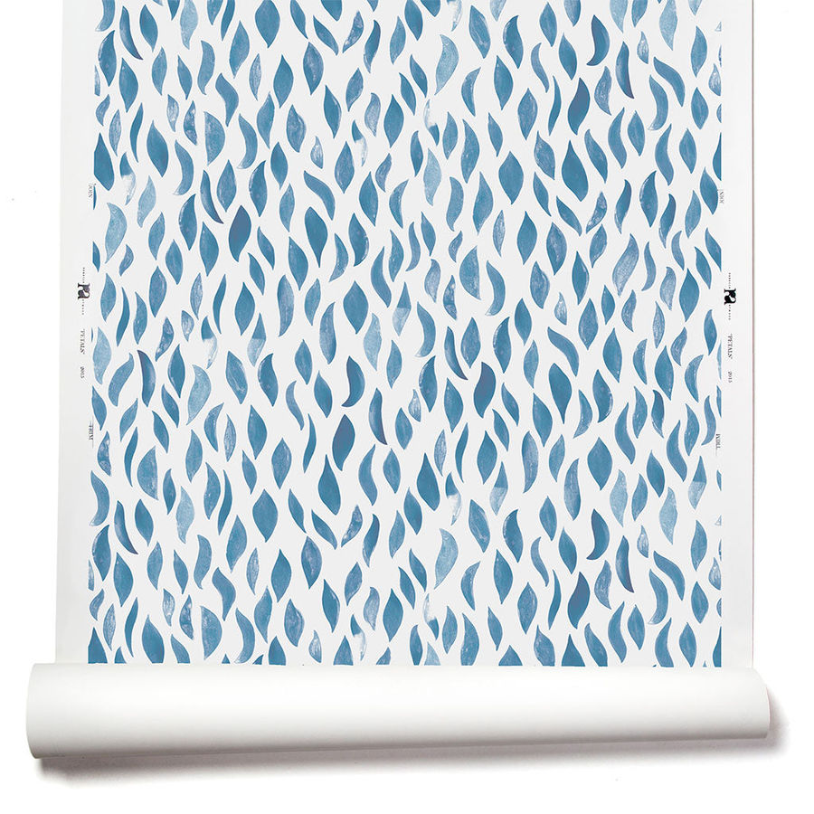 Petals Wallpaper in Ocean Blue added by Spoak Member