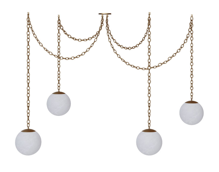 Alabaster 4 Swag Chandelier added by Spoak Member