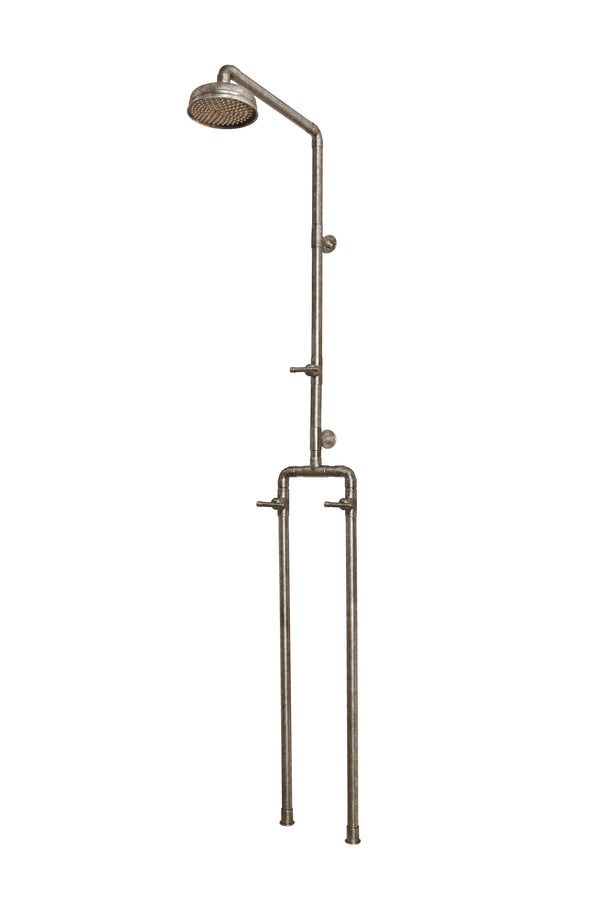 Floor Mount Exposed Shower with Rainhead added by Lyss Wallace