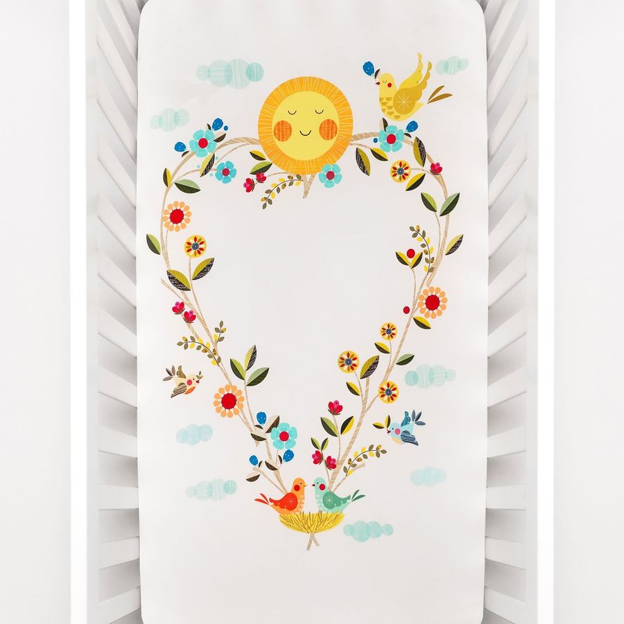 Rookie Humans Love Blooms Standard Size Crib Sheet added by Spoak Member