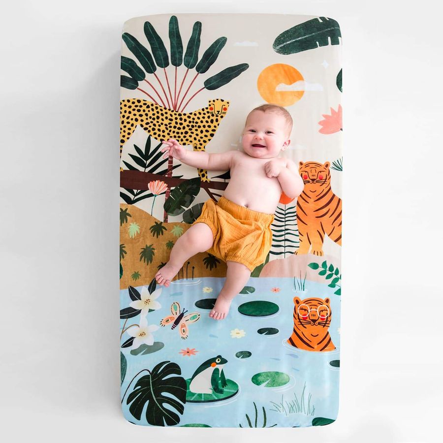 Rookie Humans In the Jungle Standard Size Crib Sheet added by Spoak Member