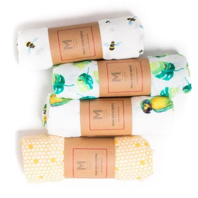 Malabar Baby Organic Cotton Muslin Essential Baby Set added by Spoak Member