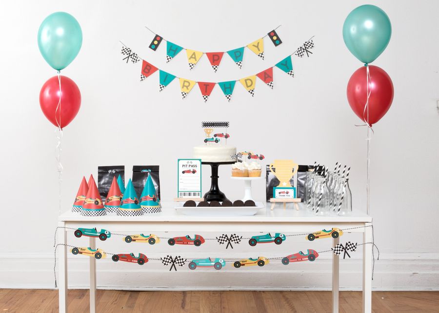 Merrilulu Race Car - Birthday Party Decoration Kit - 12 Guests added by Spoak Member