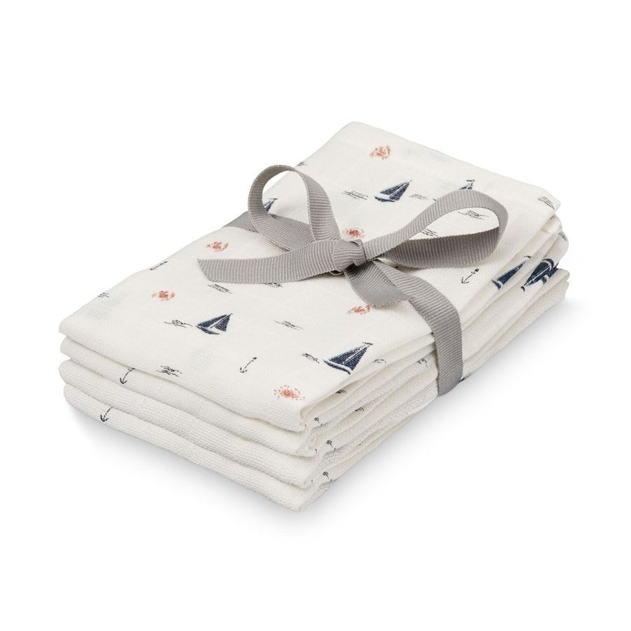 Cam Cam Muslin Washcloths (4-pack) in Sailboats added by Spoak Member