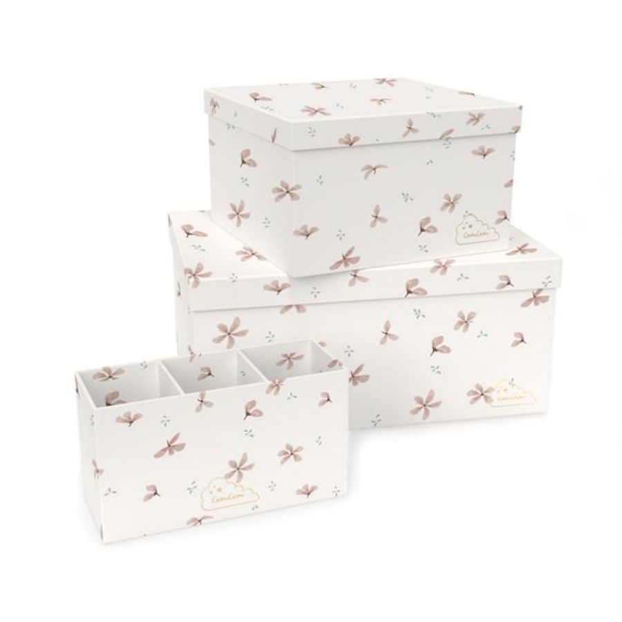 Cam Cam Storage Boxes in Windflower Creme (Set of 3) added by Spoak Member